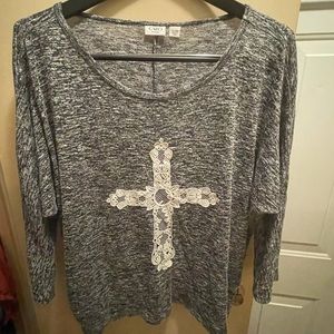 CATO Crotched Grey Cross Tunic 22/24 W